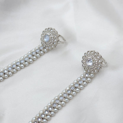 FFJ Kundan Hathphool Hand Harness